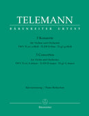 Three Concertos for Violin and Orchestra（ピアノ・リダクション）