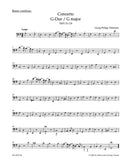 Konzert für Viola, Streicher und Basso continuo G-Dur TWV 51:G9 [basso continuo part]