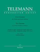 Two Sonatas for Violin and Basso continuo (from Essercizii musici) [score, part(s)]