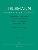 Harmonischer Gottesdienst (Lent and Easter Cantatas, High voice) [set of parts]