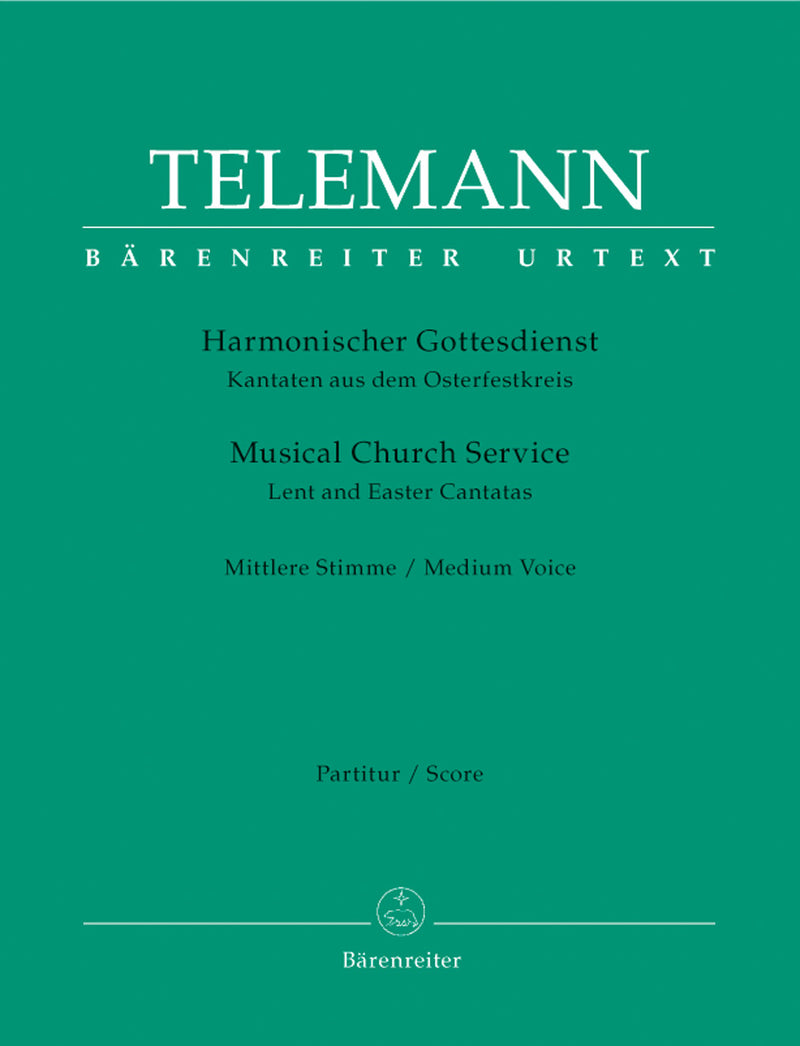 Harmonischer Gottesdienst (Lent and Easter Cantatas, Medium voice) [score & parts]