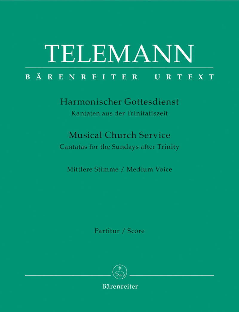 Harmonischer Gottesdienst (Cantata for the Sundays after Trinity) [score & parts]