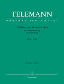 Christus, der ist mein Leben TVWV 1:138 (Chorale Setting) [score]