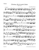 Christus, der ist mein Leben TVWV 1:138 (Chorale Setting) [violin 1 part]