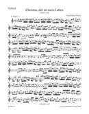 Christus, der ist mein Leben TVWV 1:138 (Chorale Setting) [violin 2 part]