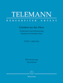 Gelobet sei der Herr TWV 1:602/1216 （ヴォーカル・スコア）