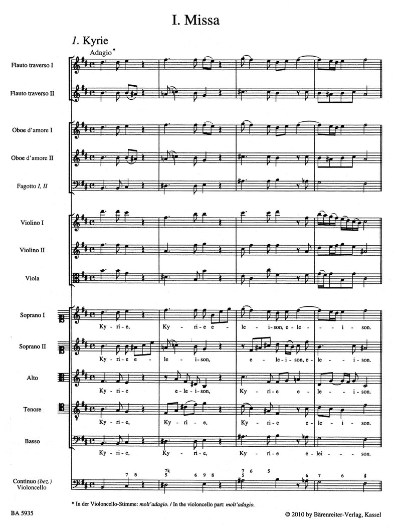 Mass B minor BWV 232 (New revised version) [score]