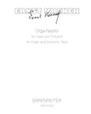 Orga-Nastro für Orgel und Tonband op. 212 (1971) [score only]