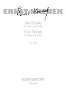 Four pieces for oboe and Piano op. 193 (1966)