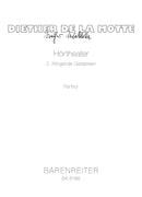 Hörtheater 2: Klingende Gedanken (1976) [score]