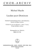 Laudate pueri Dominum [score]