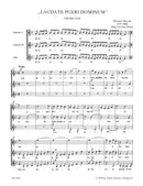 Laudate pueri Dominum [合唱楽譜]