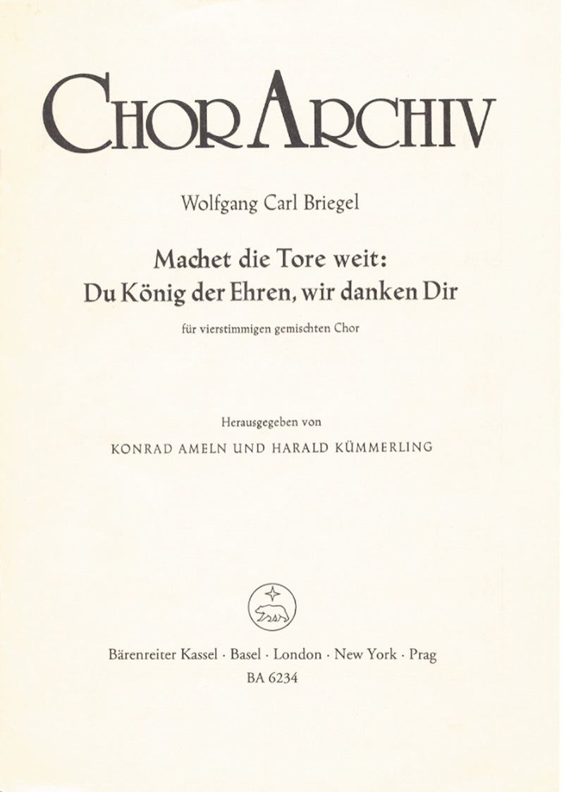 Machet die Tore weit