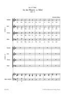 Psalm 137 "An den Wassern zu Babel"