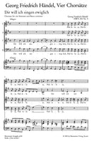 Four Choral Pieces [合唱楽譜]