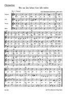 Wer nur den lieben Gott läßt walten [合唱楽譜]