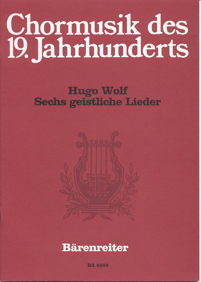six geistliche Lieder nach Gedichten von Joseph von EichendOrff instr.