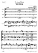 Deutsche Messe [organ reduction]