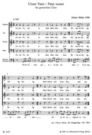 Unser Vater - Pater noster aus der "Bergpredigt" mit dem neu komponierten "Amen" (1980/1983)