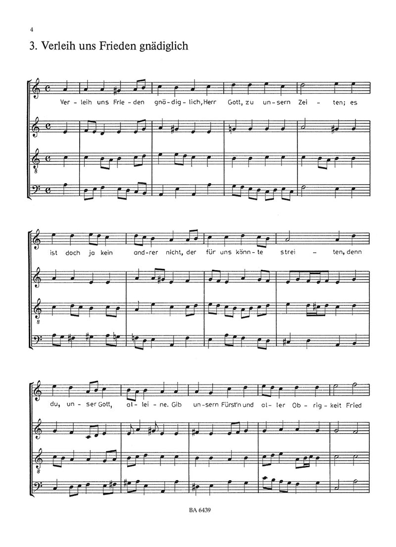 Twelve Selected Chorales for recorder quartet