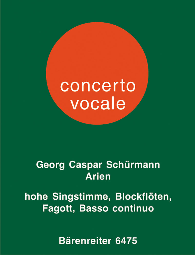 Sechs Arien aus Opern des Barock für hohe Singstimme