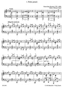 fünf Stücke aus "Péchés de vieillesse" (Sünden des Alters) -Petite pensée - Une caresse à ma femme - Une bagatelle - Valse lugubre - Chansonette-