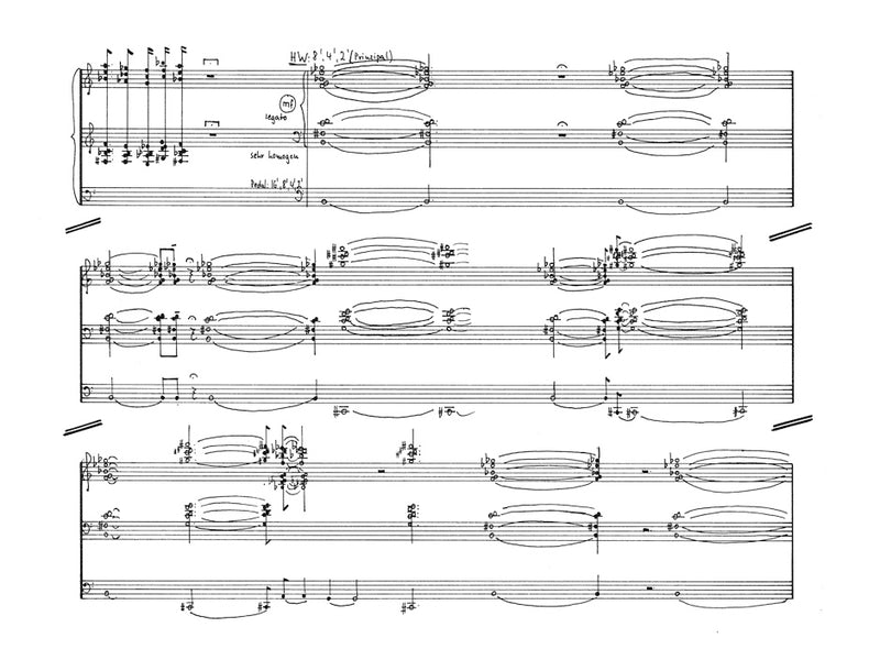 Orgelzyklus. Mau (1984/85) - Pusat (mit Assistent, Tonband ad lib) (1987) - M3B (1985)