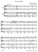 Serenade for piano, 4 hands No. 1 D major op. 11