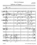 Ode à la Musique [score]