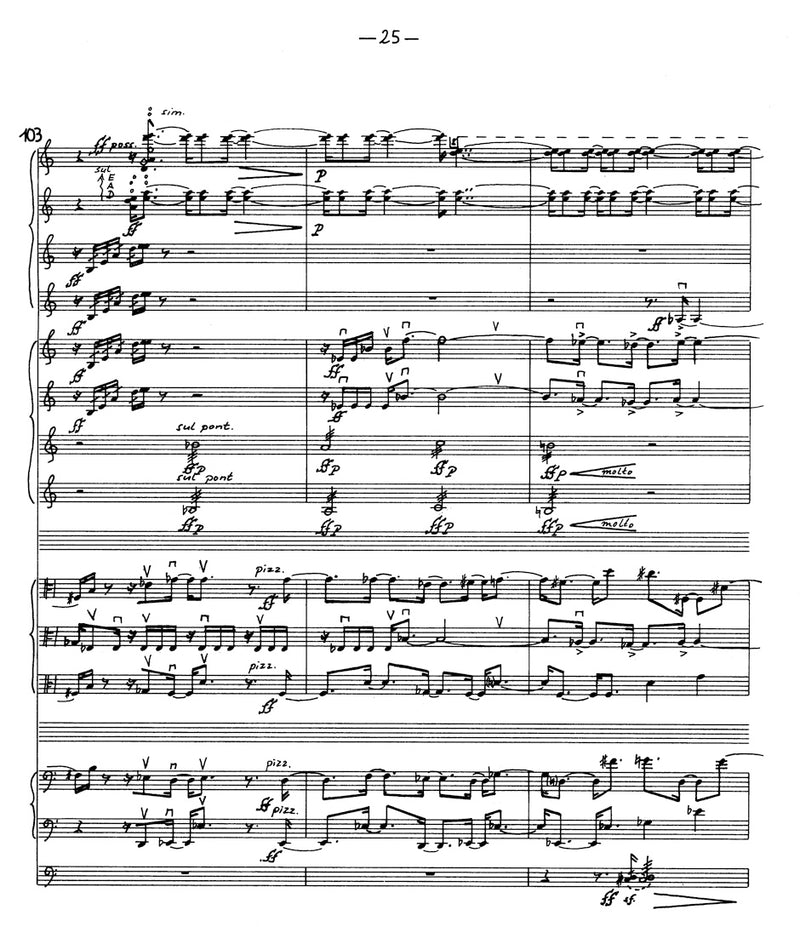 Contrasubjekte. Passacaglia über B-A-C-H（ポケットスコア）
