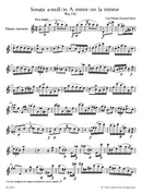Sonata for Flute solo A minor Wq 132