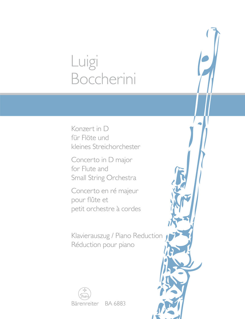 Concerto for Flute and Strings D major op. 27 [Performance score, part(s)]