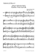 Freut euch alle, BWV 207a/9 [wind score]