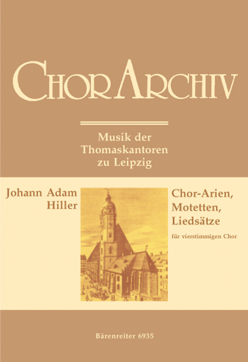 Chor-Arien, Motetten und Liedsätze