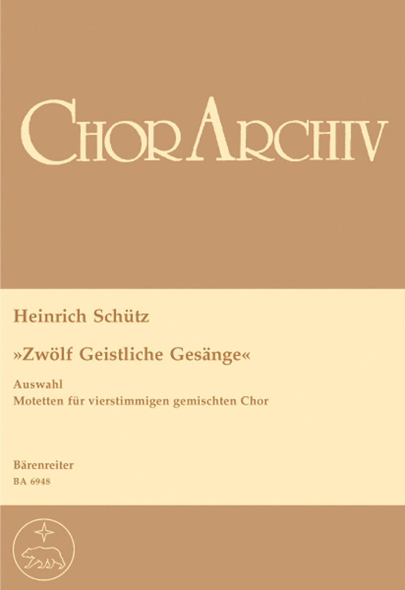 Zwölf Geistliche Gesänge (1657), Selections