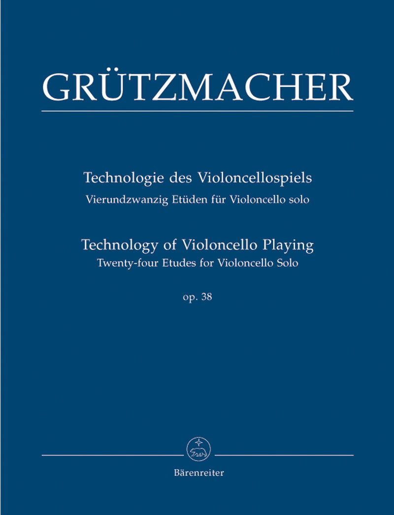 Technology of Violoncello Playing op. 38 -Twenty-four Etudes for Violoncello Solo-
