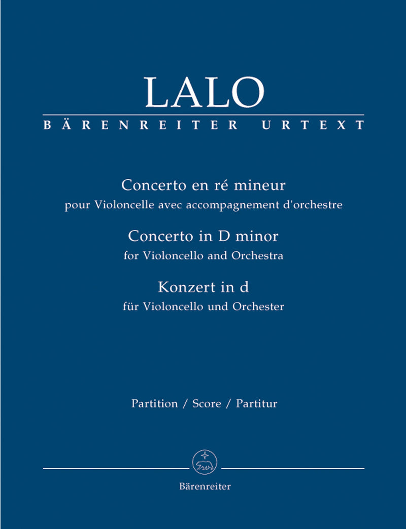 Concerto for Violoncello and Orchestra D minor [score]