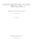 zweites String Quartet in zwei Teilen (1985/1986) [set of parts]