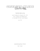 Veränderung der Sonate für Klavier op. 27/2 von Ludwig van Beethoven in eine Sonate für Horn und Klavier op. 95 (1985/1986)