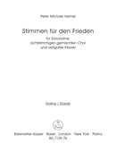 Stimmen für den Frieden (1982) [violin/piano/Mixed choir-SSAATTBB part]