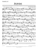 Die Nachtigall für 2 Soprane, Mezzosopran und 3 Klarinetten (1984) [set of parts]