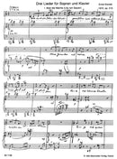 Drei Lieder für Sopran und Klavier op. 216 (1972)