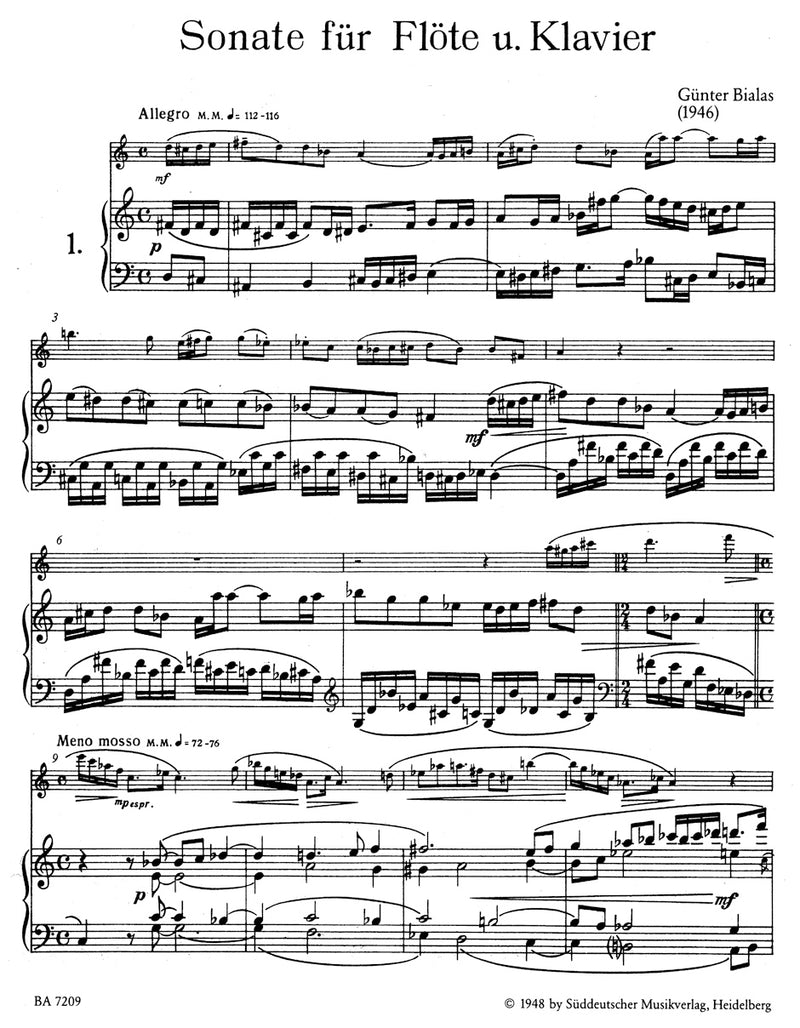 Sonata for Flute and Piano