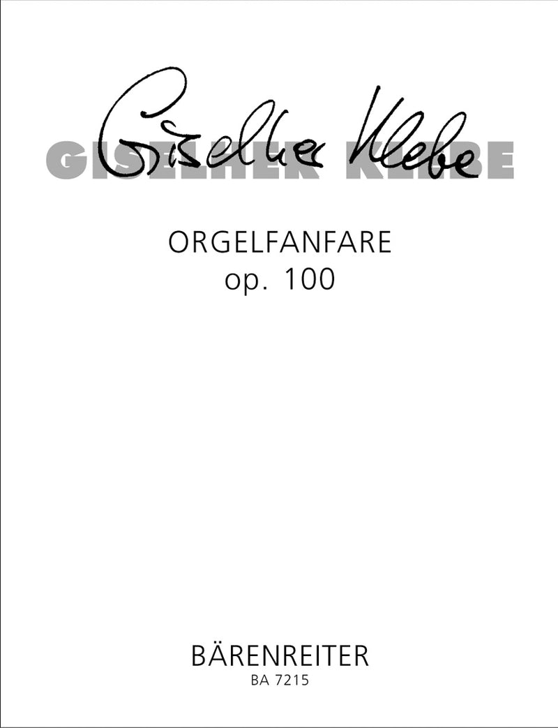 Fanfare for Organ