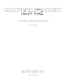 Sonata und Barcarola für Gitarre (1988/1989)