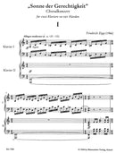 Sonne der Gerechtigkeit (Brass & Strings) [Performance score]