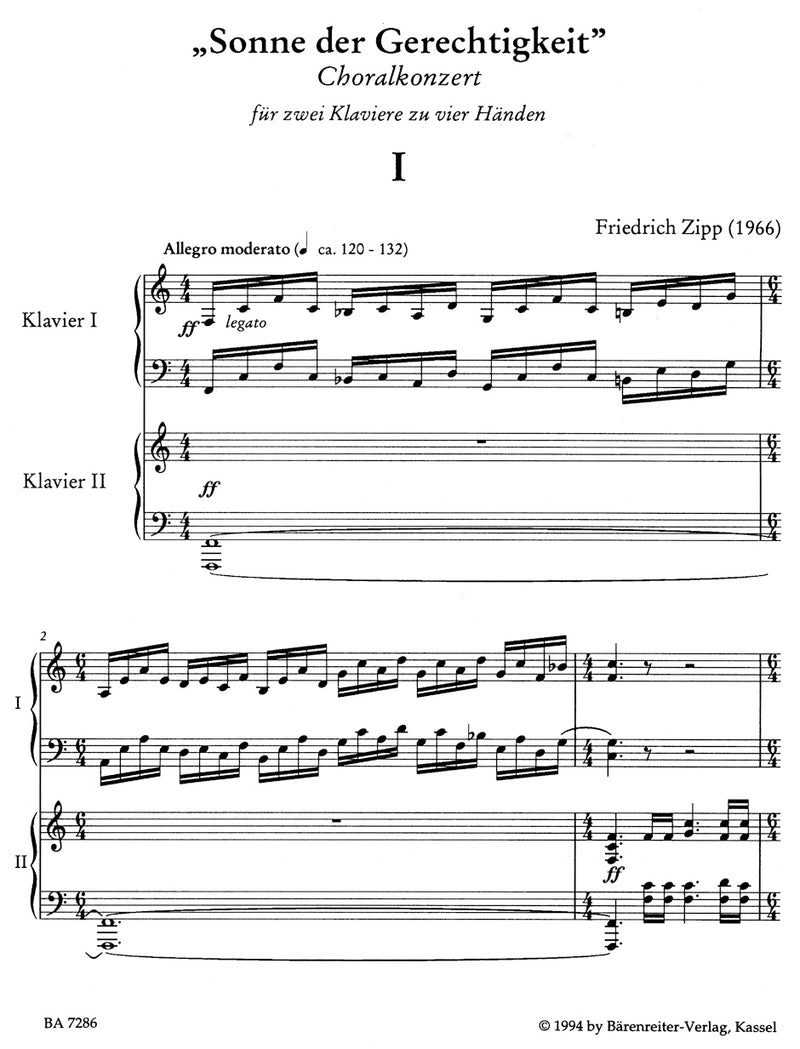 Sonne der Gerechtigkeit (Brass & Strings) [Performance score]