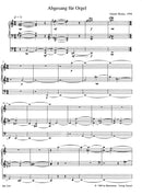 AbGesang für Orgel (1994) (after "Lamento di Orlando" for Orchestra）