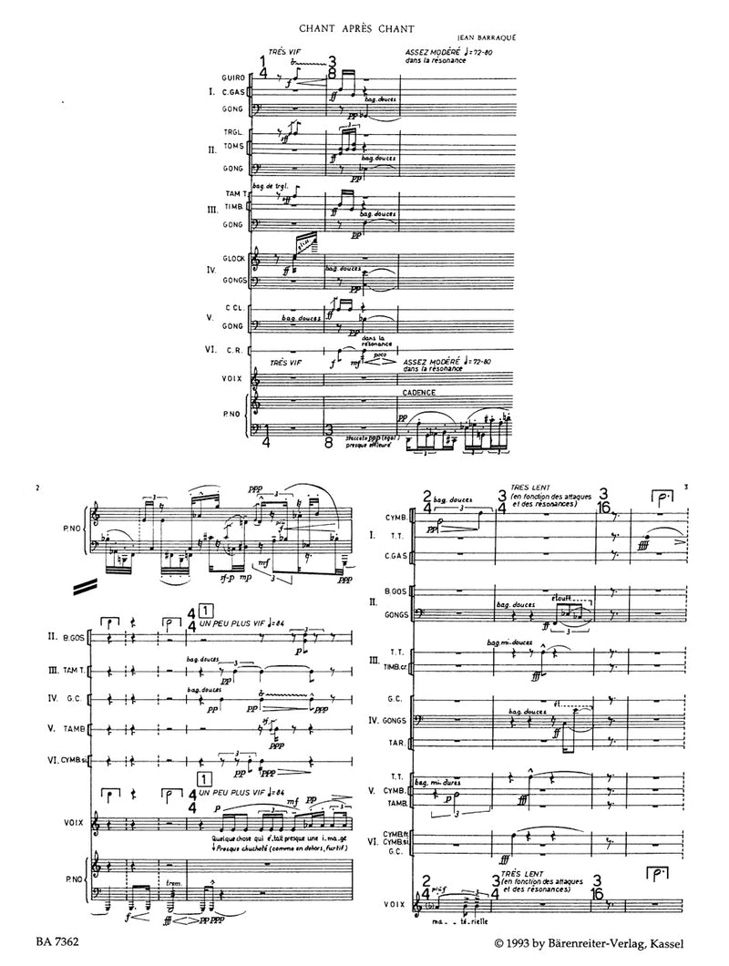 Informationen über die Töne e-f für String Quartet (1965/1966)
