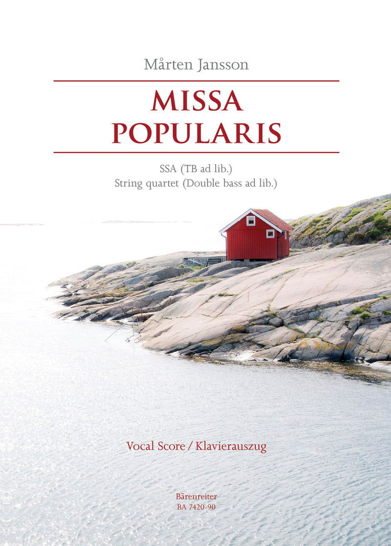 Missa Popularis （ヴォーカル・スコア）